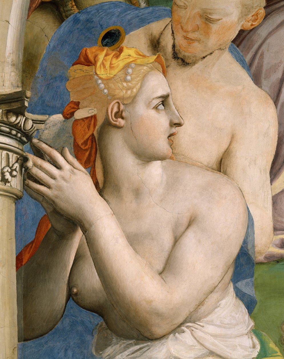 A bronz kígyó imádása alkotó: Agnolo Bronzino