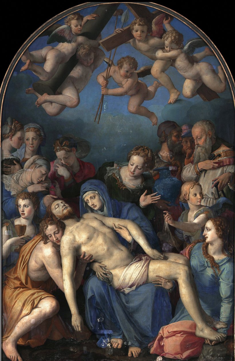 Krisztus letétele alkotó: Bronzino