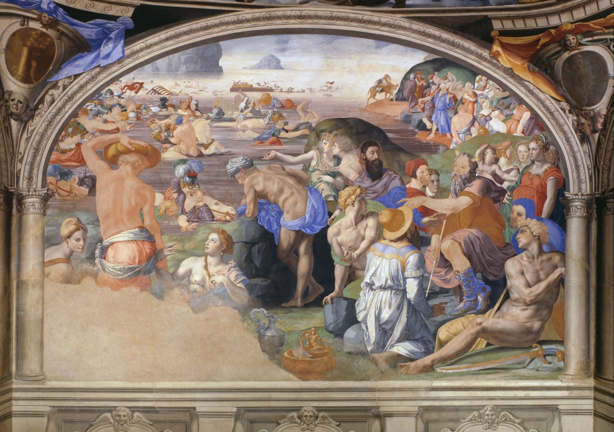 A Vörös-tengeren való átkelés alkotó: Bronzino