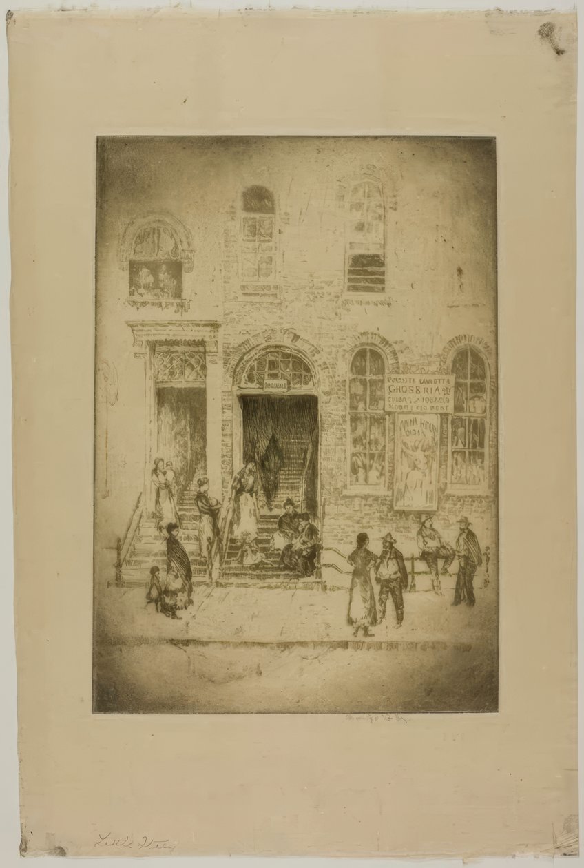 Chicago – Kis-Olaszország, Grand Ave alkotó: Bror Julius Olsson Nordfeldt