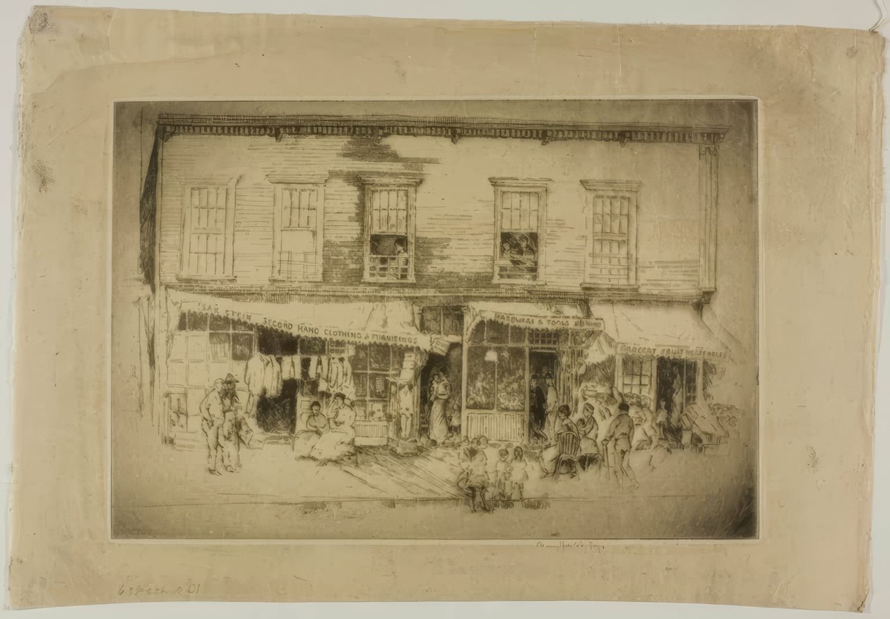 Chicago – South Clark St. 638. szám alkotó: Bror Julius Olsson Nordfeldt