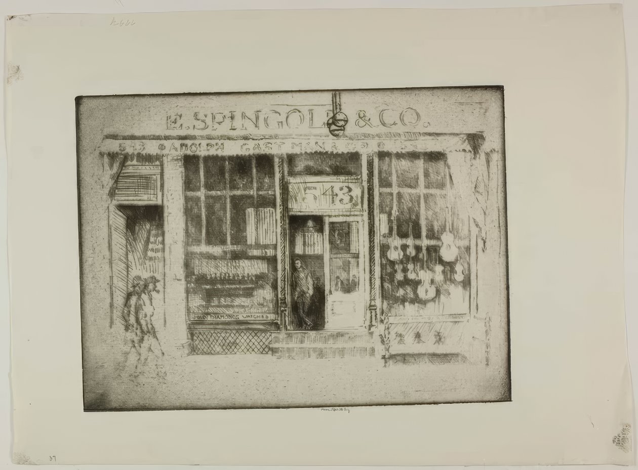 Chicago – A zálogház alkotó: Bror Julius Olsson Nordfeldt