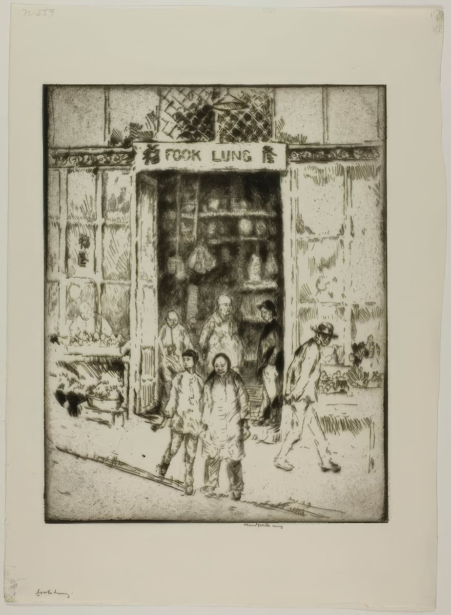 San Francisco – Fook Lung alkotó: Bror Julius Olsson Nordfeldt