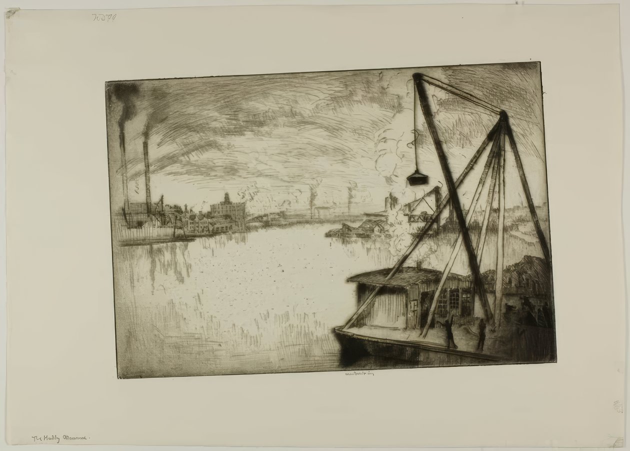 A sáros Maumee, Toledo, Ohio alkotó: Bror Julius Olsson Nordfeldt