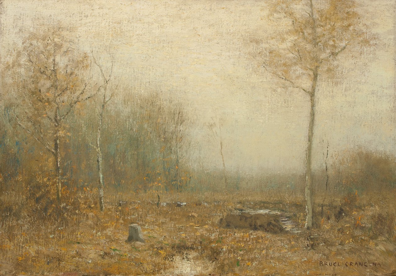 Novemberi jelenet, 1895 körül (olaj, vászon) alkotó: Bruce Crane