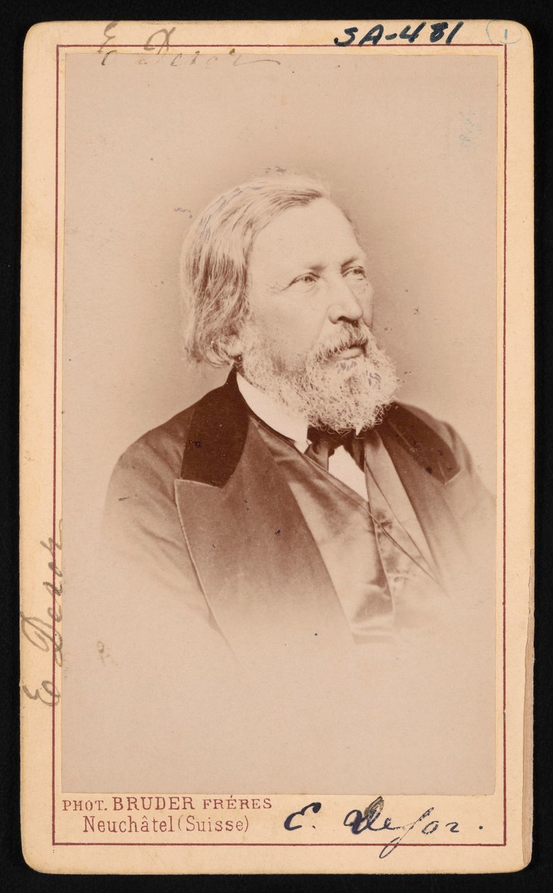 Pierre Jean Edouard Desor portréja 1811-1882, 1882 előtt. alkotó: Bruder Freres