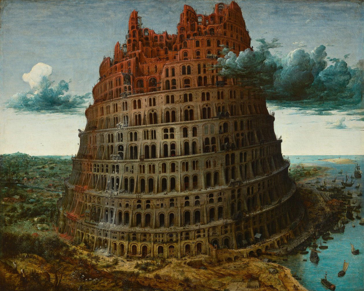 Bábel tornya, c. 1565 alkotó: Bruegel