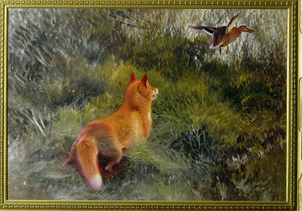 Elkerülve a rókát, 1912 alkotó: Bruno Andreas Liljefors
