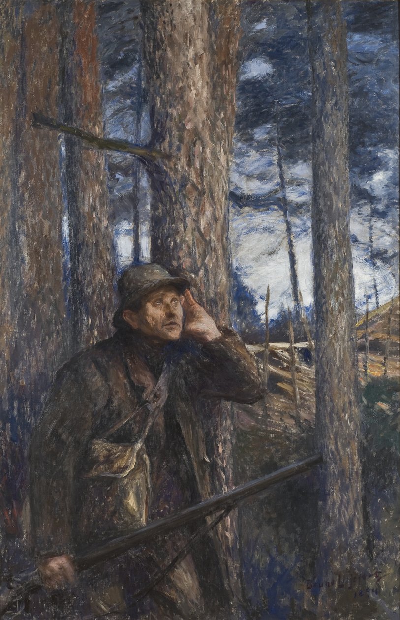 Egy orvvadász, 1894 alkotó: Bruno Andreas Liljefors