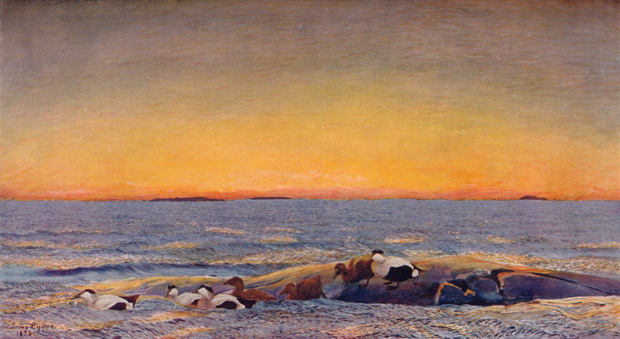 Napkelte, 1896 alkotó: Bruno Andreas Liljefors