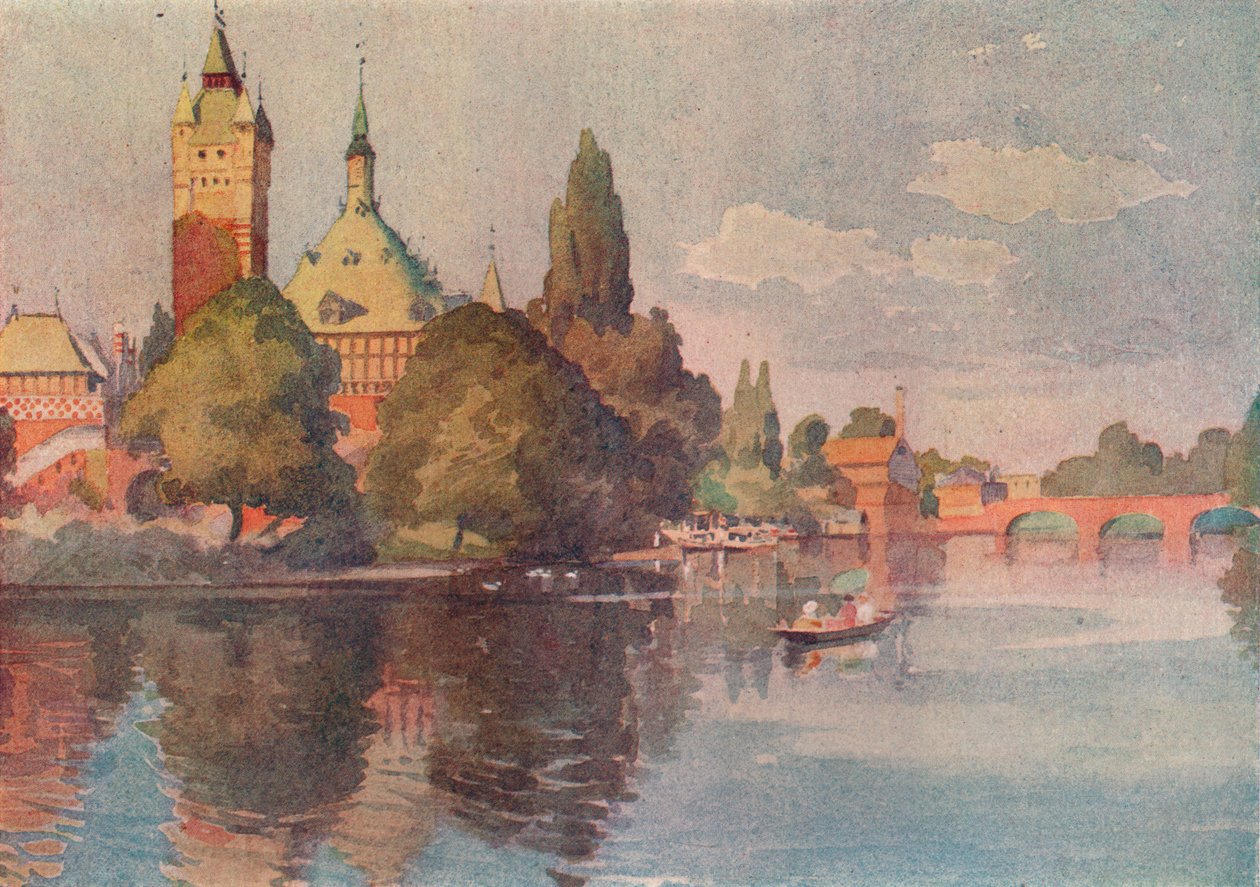 Shakespeare Memorial Theatre, Stratford On Avon, 1905 alkotó: Buddig Anwylini Pughe