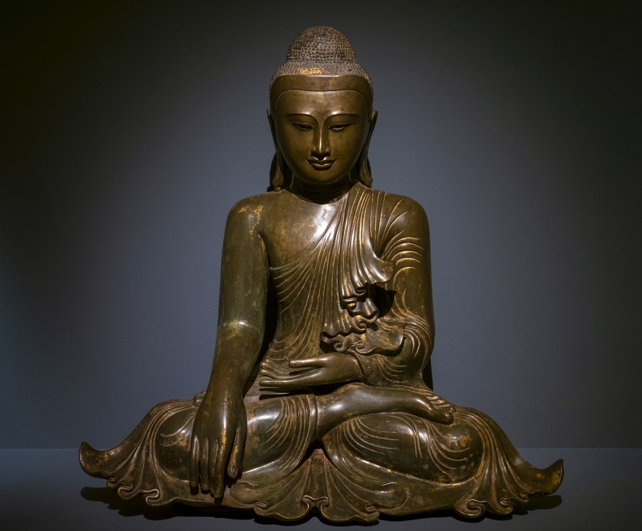 Marvijaya Buddha. Burma alkotó: Burmese School