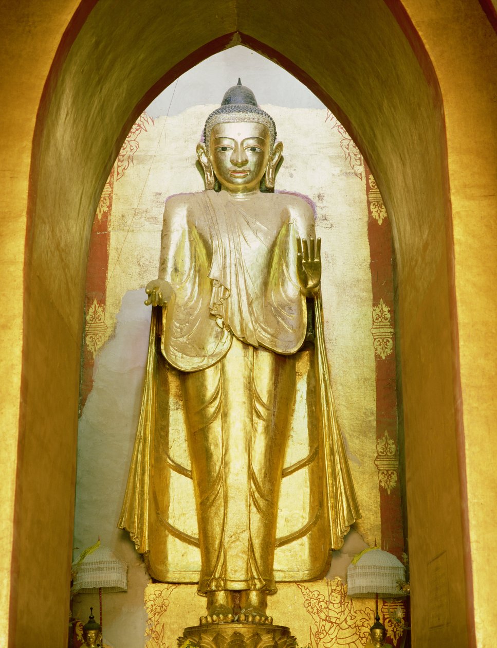 Álló Buddha (arany) alkotó: Burmese School
