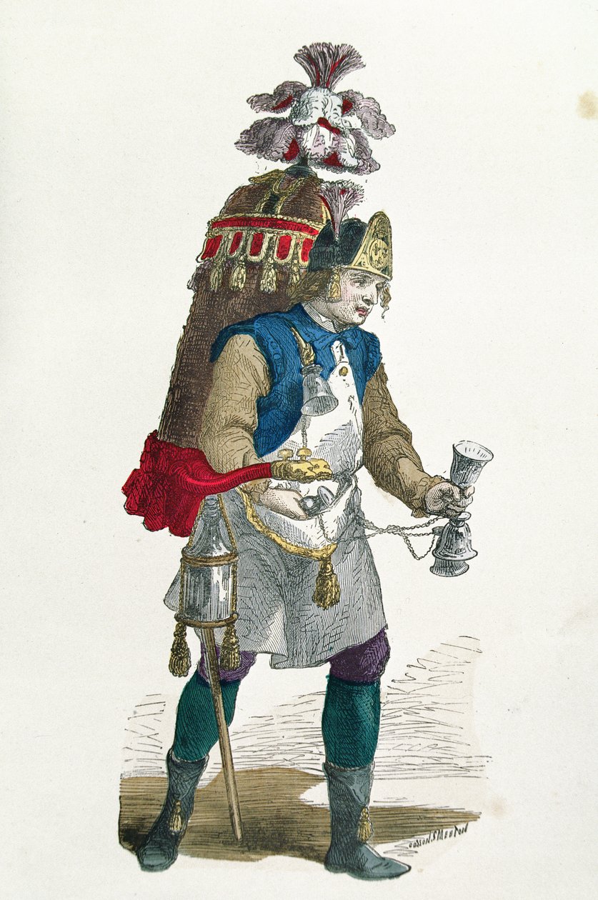 Kókusz eladó 1774-ben (színes metszet) alkotó: Burn Smeeton