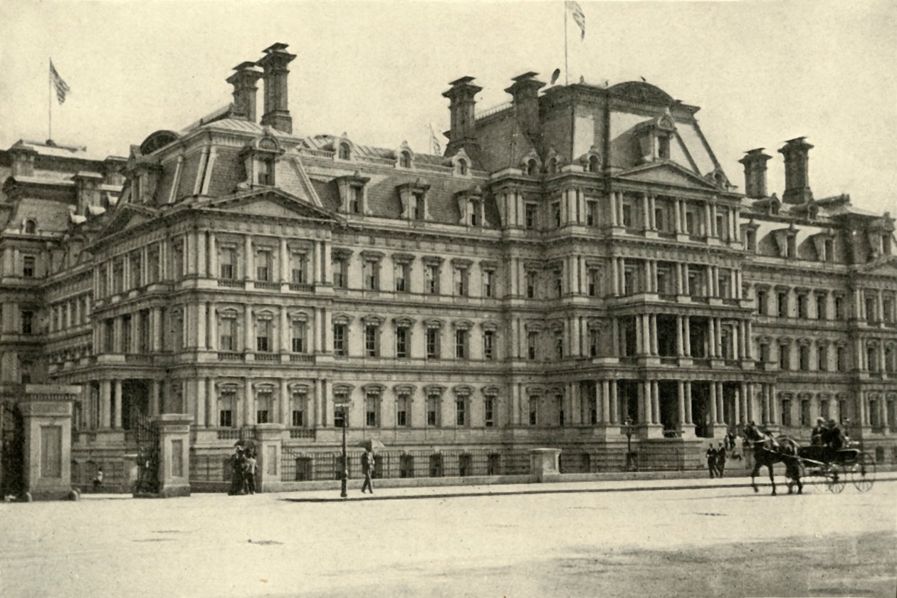 Hadsereg és Haditengerészet épülete, 1898. június 4., 1899. alkotó: Burr McIntosh