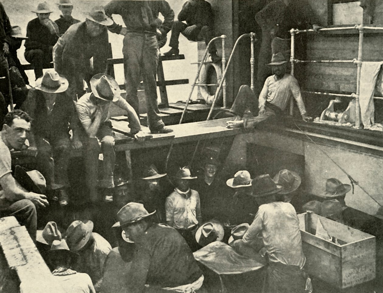 Gyertek öten! Come Seven!, spanyol-amerikai háború, 1898. június 18., 1899. alkotó: Burr McIntosh