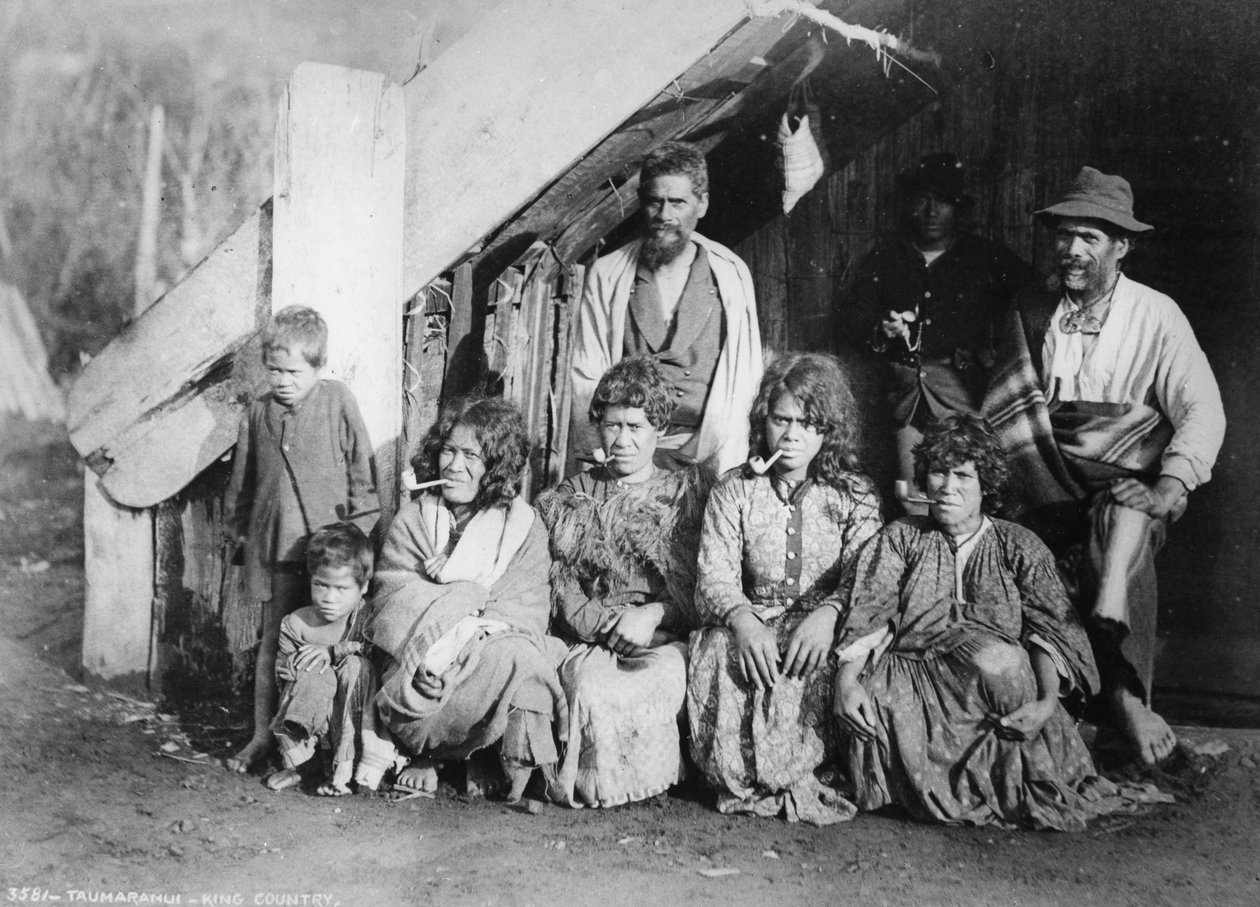 Taumaranui – King Country, 1885 alkotó: Burton Brothers Studio