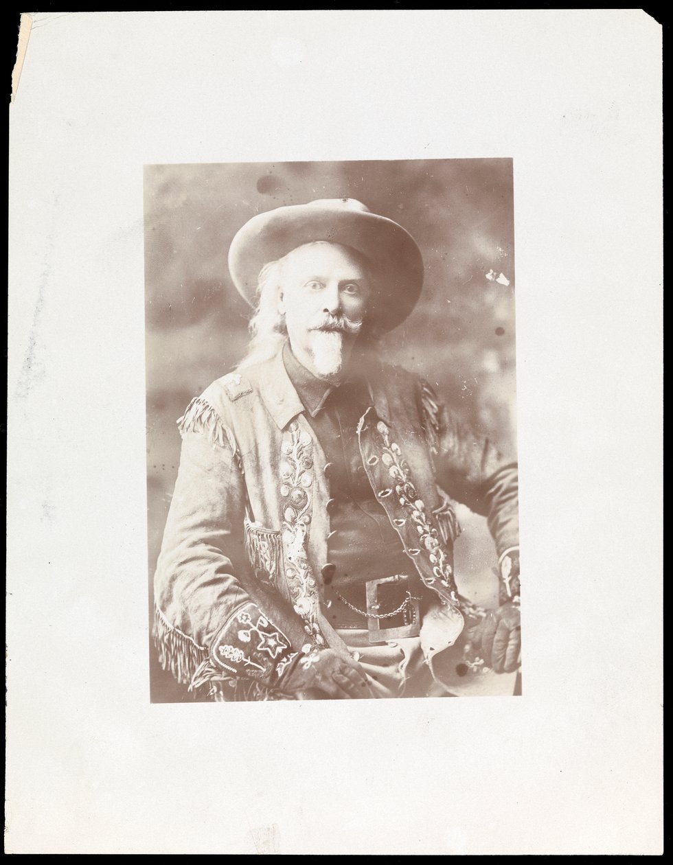 Buffalo Bill, 1910 körül (ezüst zselatinos nyomat) alkotó: Byron Company