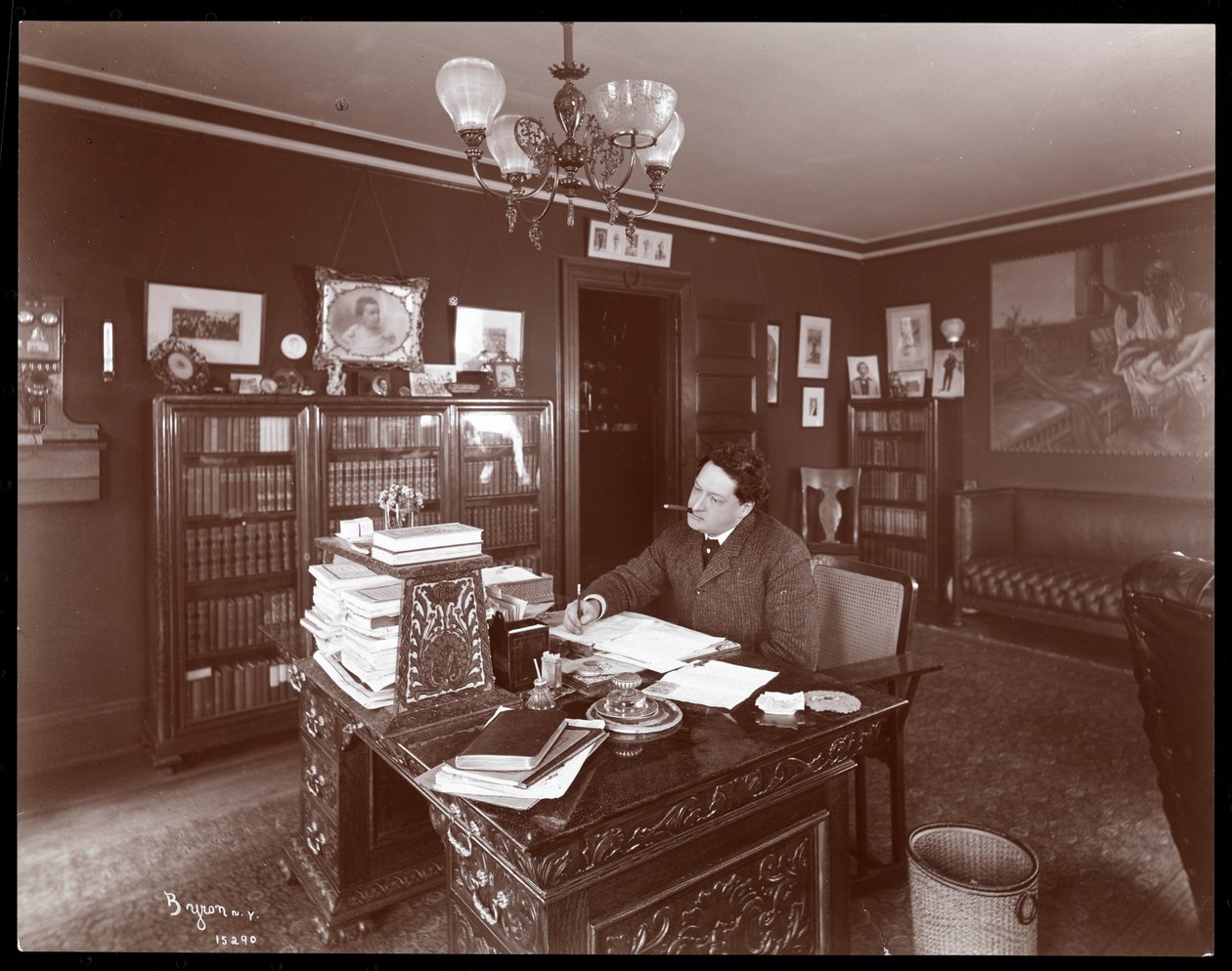 Edgar Smith, 1902-3 (ezüst zselatin nyomat) alkotó: Byron Company