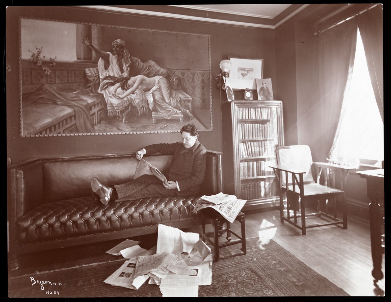 Edgar Smith, 1902-3 (ezüst zselatin nyomat) alkotó: Byron Company