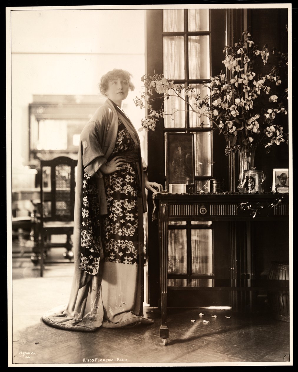Florence Reed (ezüst zselatin nyomat) alkotó: Byron Company