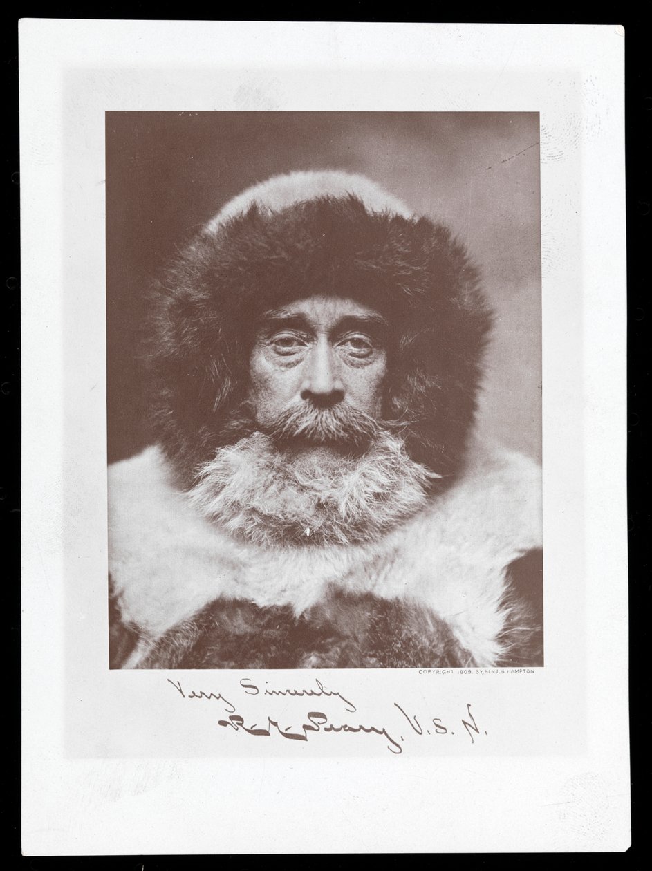 Robert Peary, 1909 (ezüst zselatin nyomat) alkotó: Byron Company