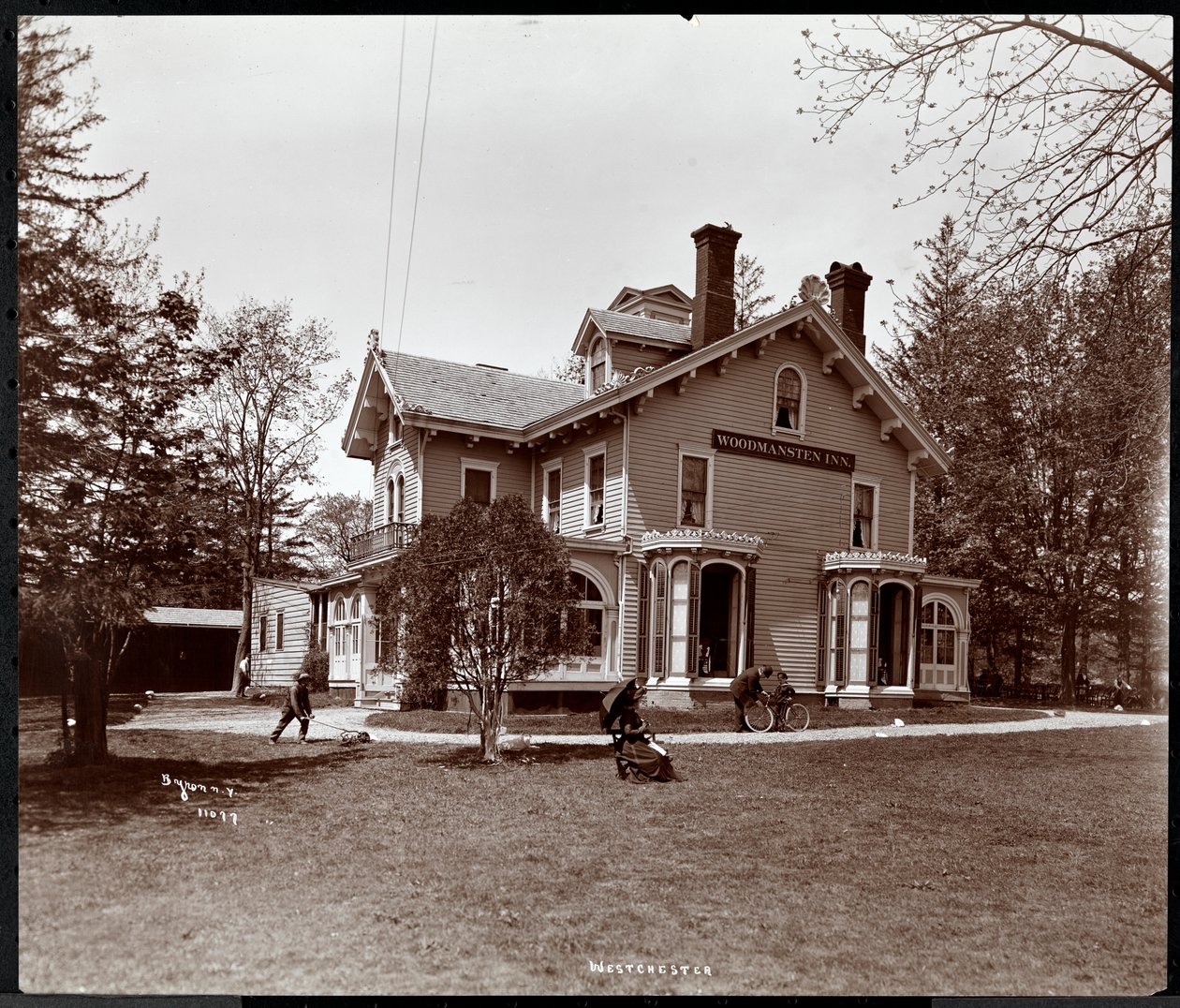 The Woodmansten Inn, Westchester, New York, 1901 (ezüst zselatinos nyomat) alkotó: Byron Company