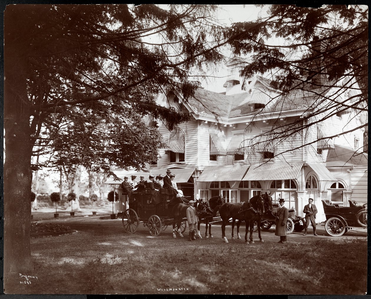 The Woodmansten Inn, Westchester, New York, 1906 (ezüst zselatin nyomat) alkotó: Byron Company