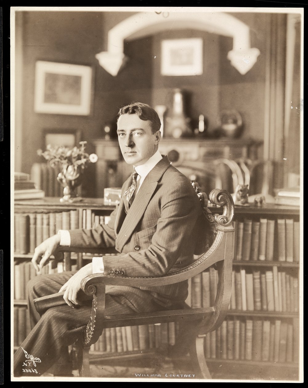 William Courtenay, 1914 (ezüst zselatin nyomat) alkotó: Byron Company