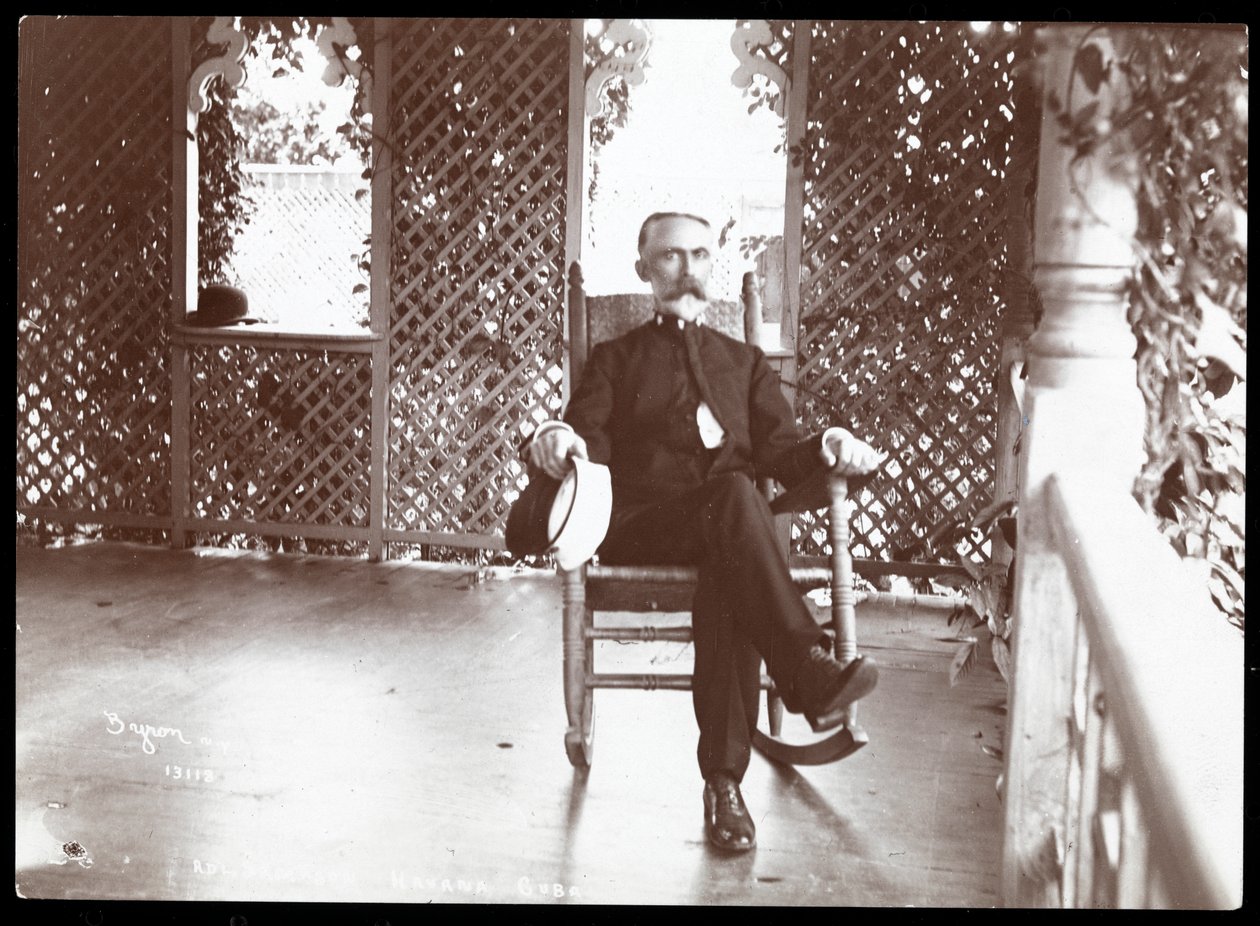 William Thomas Sampson admirális amerikai haditengerészeti tiszt, Havanna, 1902 (ezüst zselatin nyomat) alkotó: Byron Company