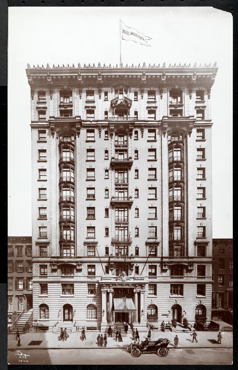 Hotel Woodstock, 127 West 43rd Street, New York, 1907 (ezüst zselatin nyomat) alkotó: Byron Company