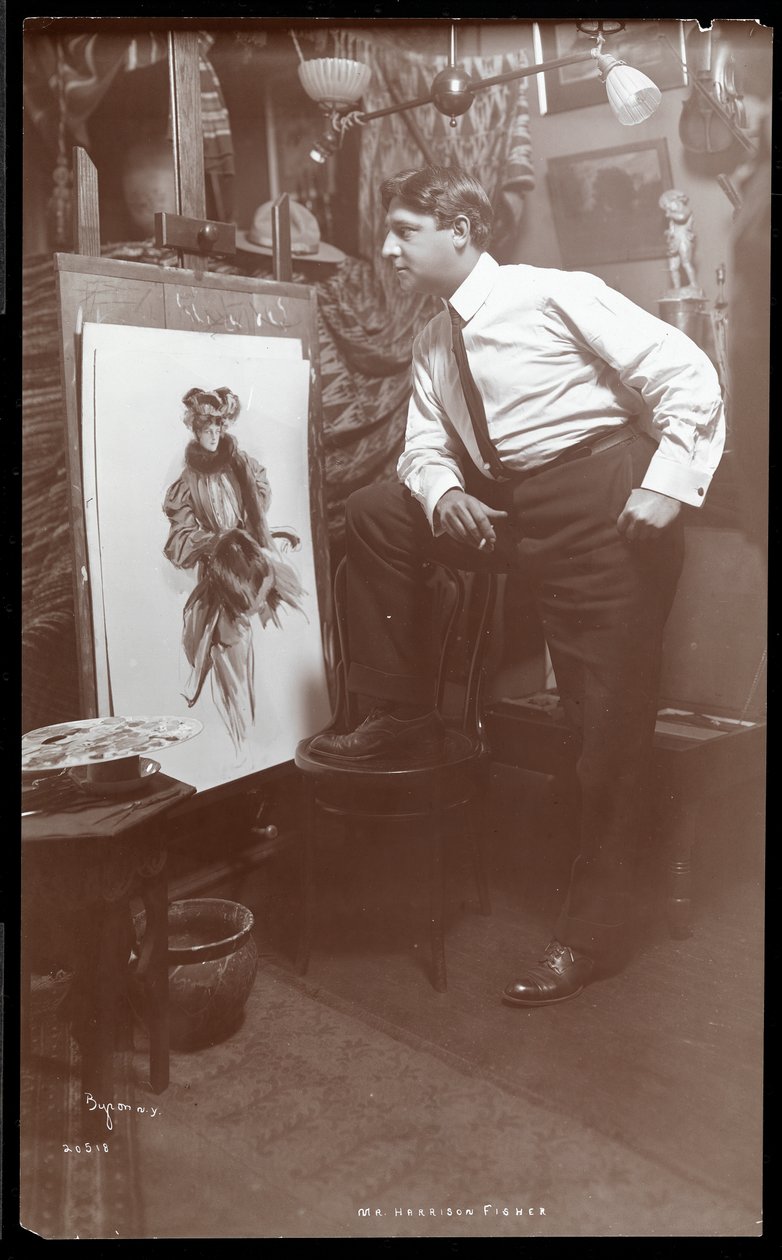 Mr. Harrison Fisher, 1905 (ezüst zselatin nyomat) alkotó: Byron Company