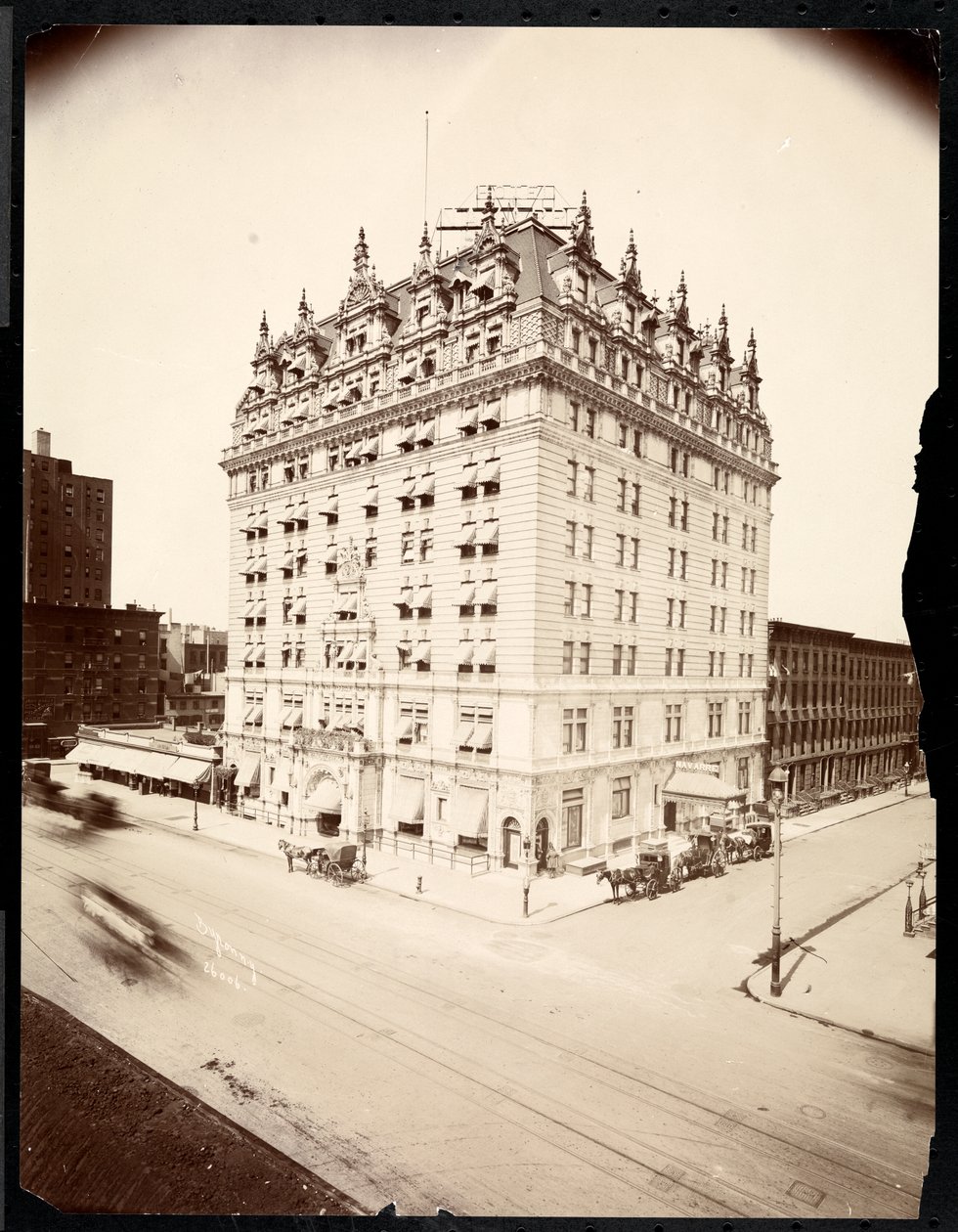 The Hotel Navarre, 7th Avenue és 38th Street, New York, 1908 (ezüst zselatin nyomat) alkotó: Byron Company