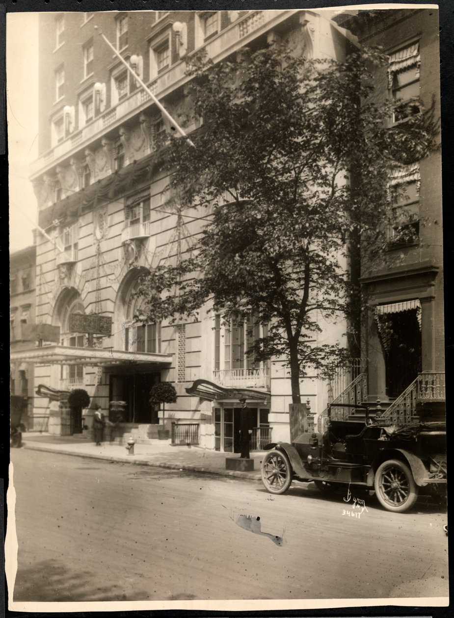 A Robert Treat Hotel látképe, Newark, New Jersey, 1916 (ezüst zselatinos nyomat) alkotó: Byron Company