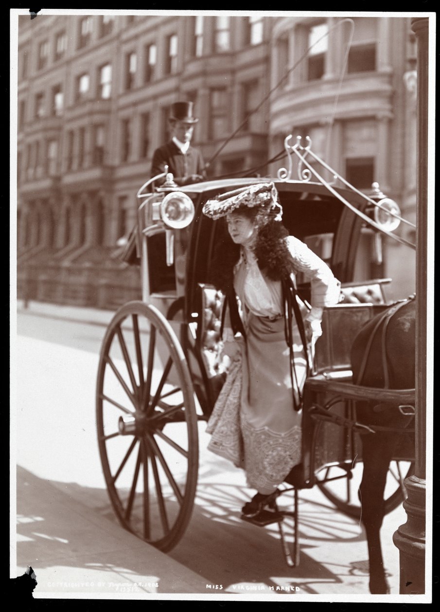 Virginia Harned (Mrs. E.H. Sothern, 1.) 1902 (ezüst zselatin nyomat) alkotó: Byron Company