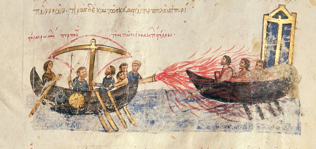 Görög tűz pergamen részlete 167117 alkotó: Byzantine