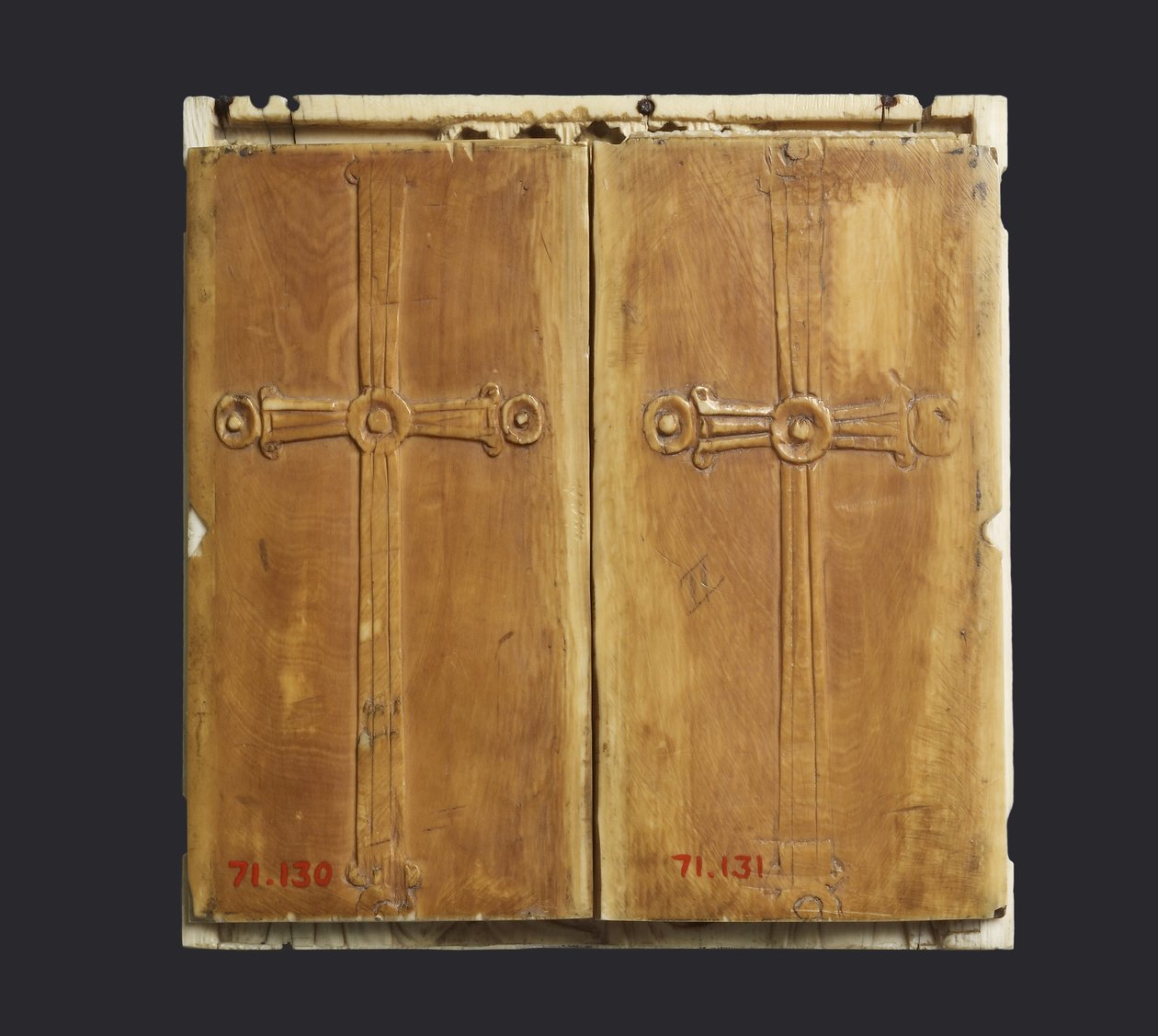 Triptichon a Szűzanya és a Gyermek szentekkel (lásd még 957216-9) alkotó: Byzantine