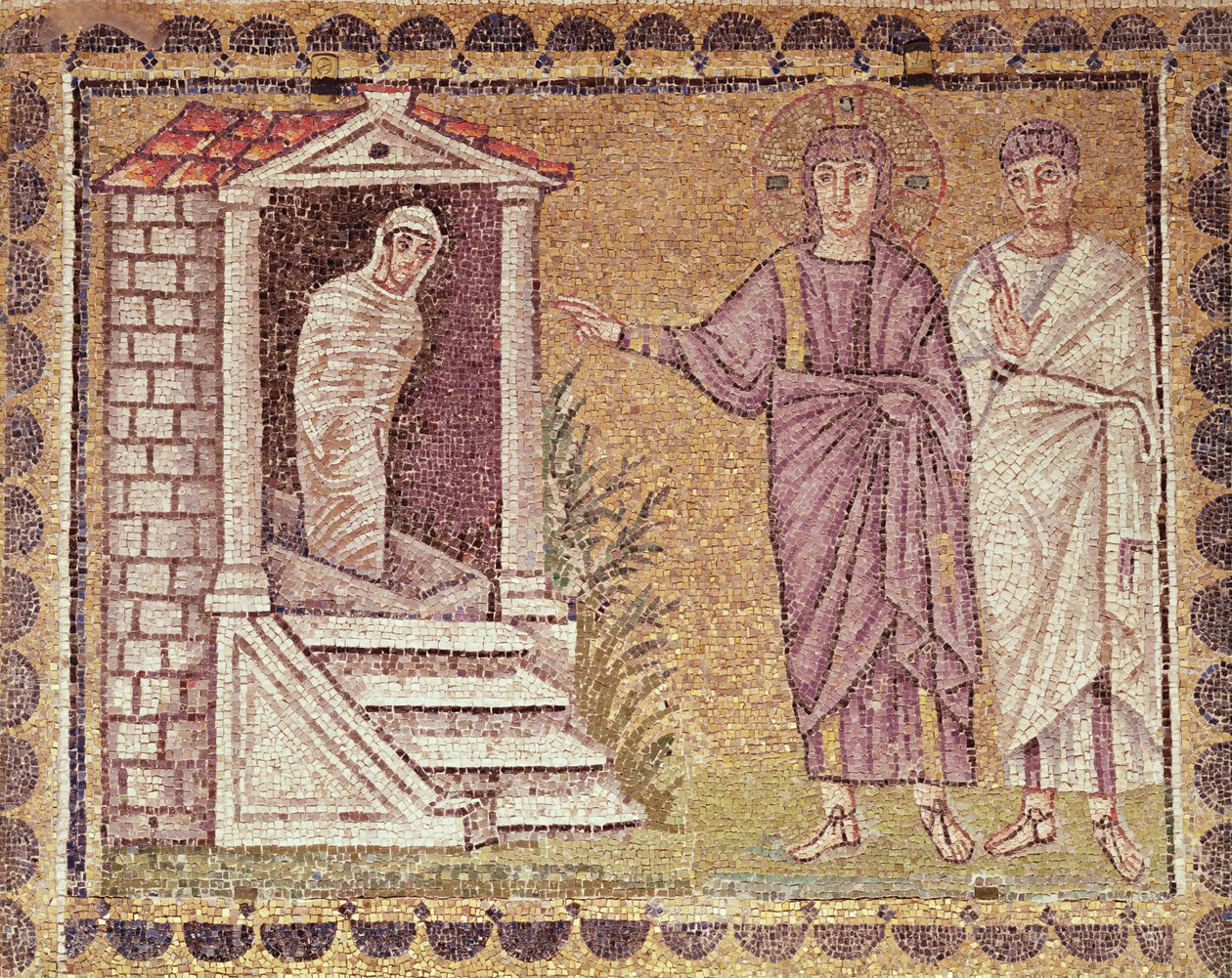 Lázár feltámasztása, Jelenetek Krisztus életéből (mozaik) alkotó: Byzantine School