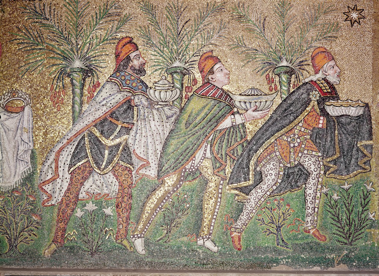 A három királyok (mozaik) (lásd még: 156997) alkotó: Byzantine School
