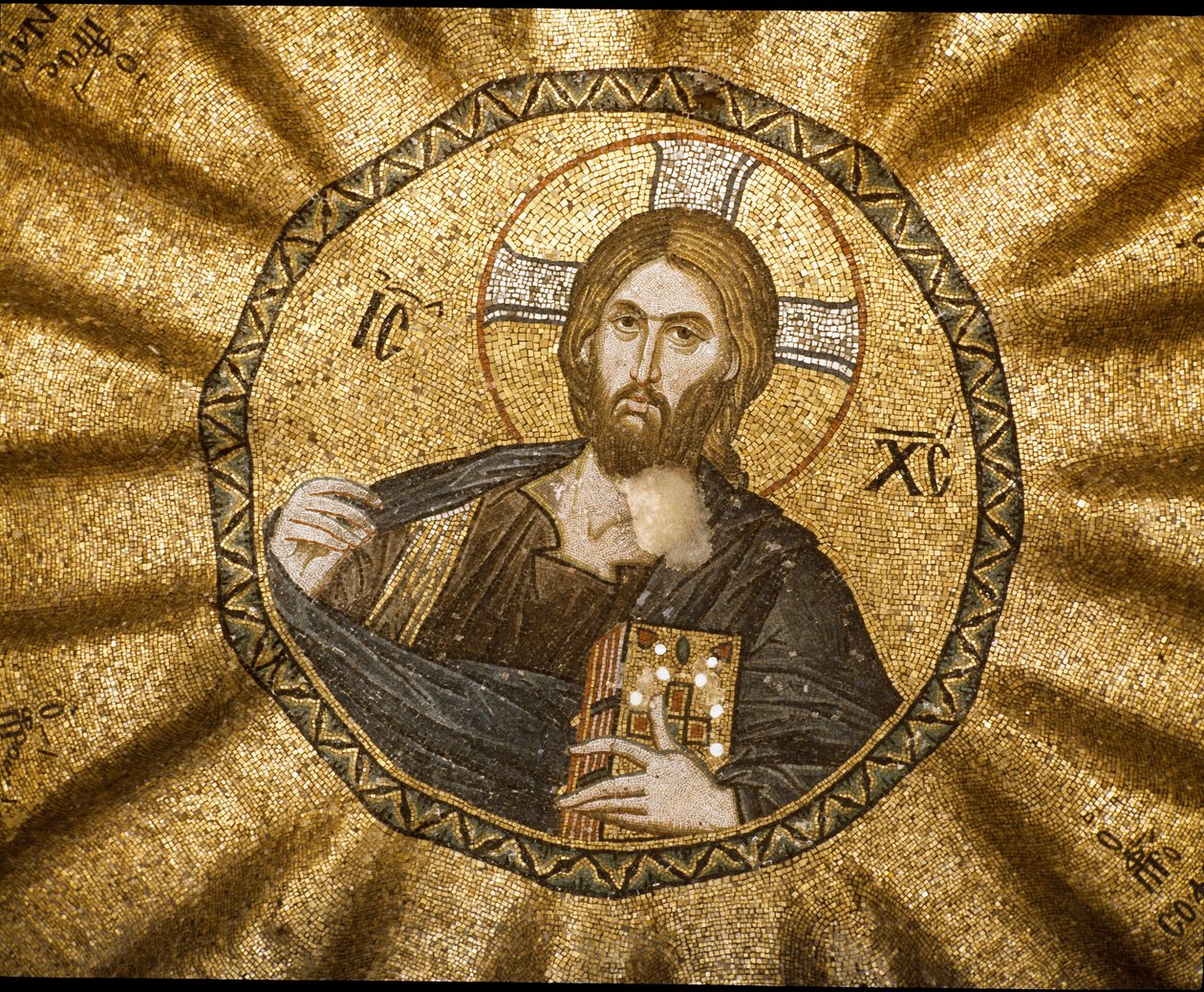 Pantokrátor Krisztus (vagy Krisztus a dicsőségben) (Mózes alkotó: Byzantine