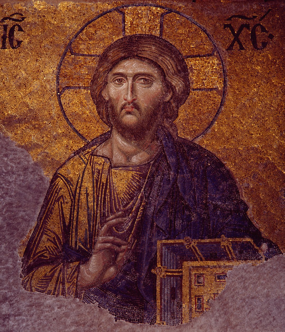 Deezis Krisztus a Hagia Sophia-ban (mozaik) alkotó: Byzantine