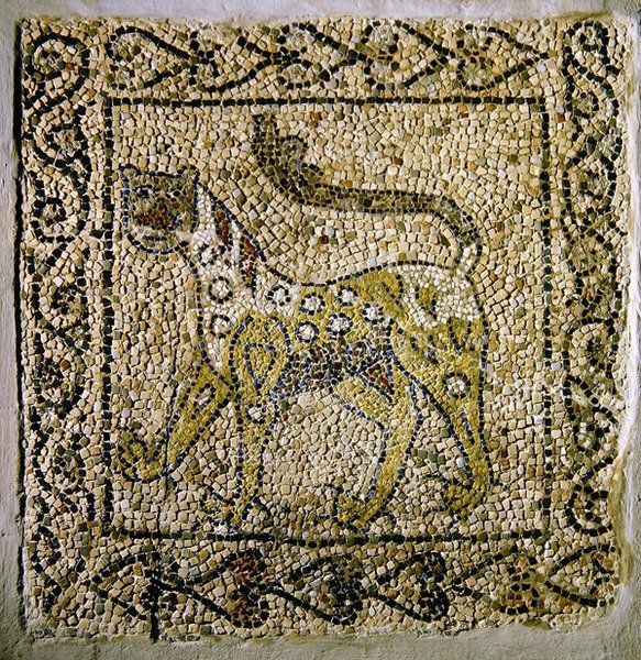 Foltos párduc, 1213 (mozaik) alkotó: Byzantine