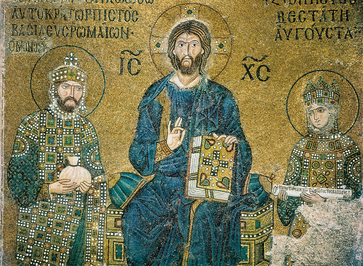 A Zoe mozaik, Hagia Sophia, Isztambul alkotó: Byzantine
