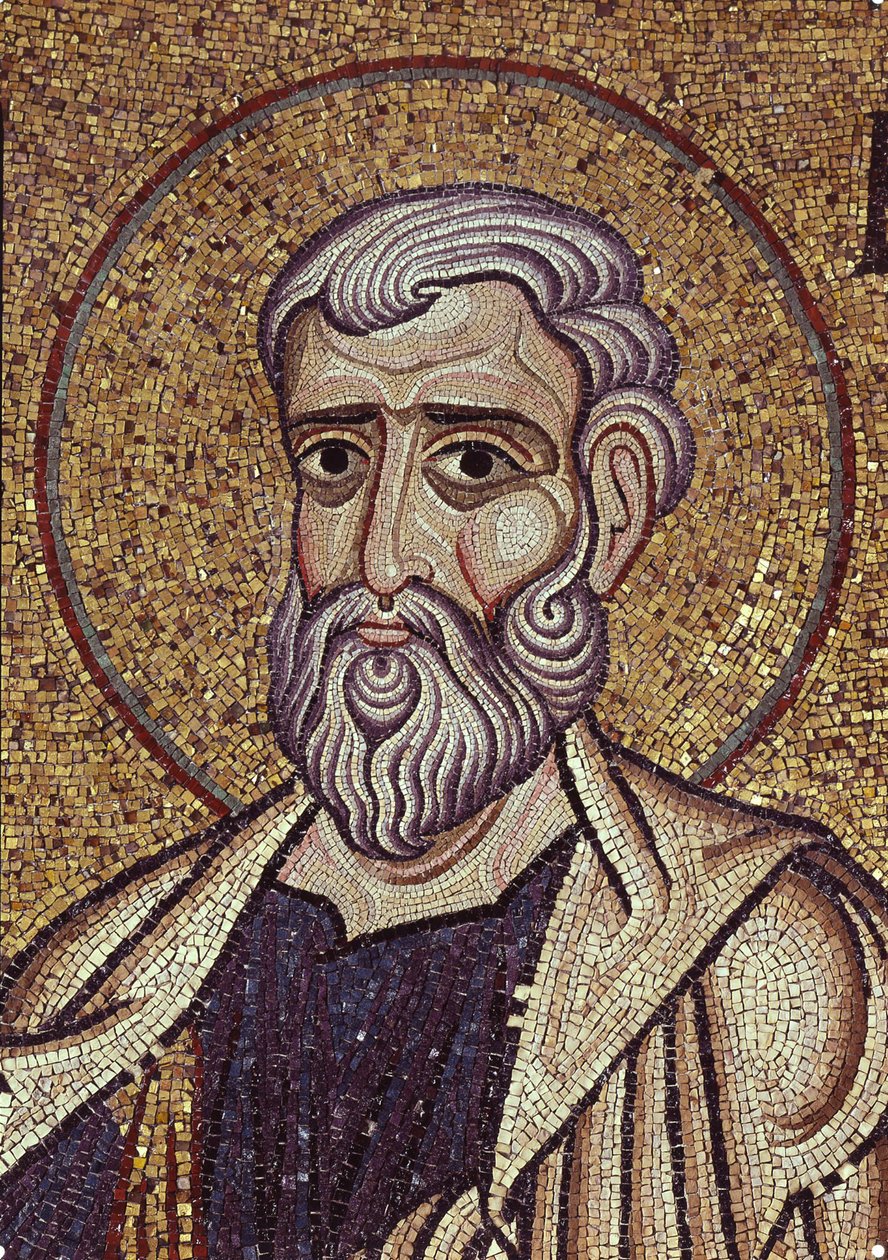 Haggai próféta belső mozaikok részlete a Szent Márk-bazilikában, XII. század alkotó: Byzantine Byzantine