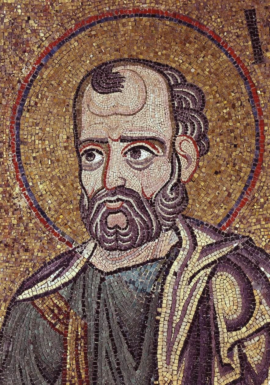 Jónás próféta belső mozaikok részlete a Szent Márk-bazilikában, XII. század alkotó: Byzantine Byzantine