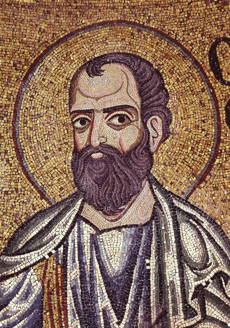Malakiás próféta belső mozaikok részlete a Szent Márk-bazilikában, XII. század alkotó: Byzantine Byzantine