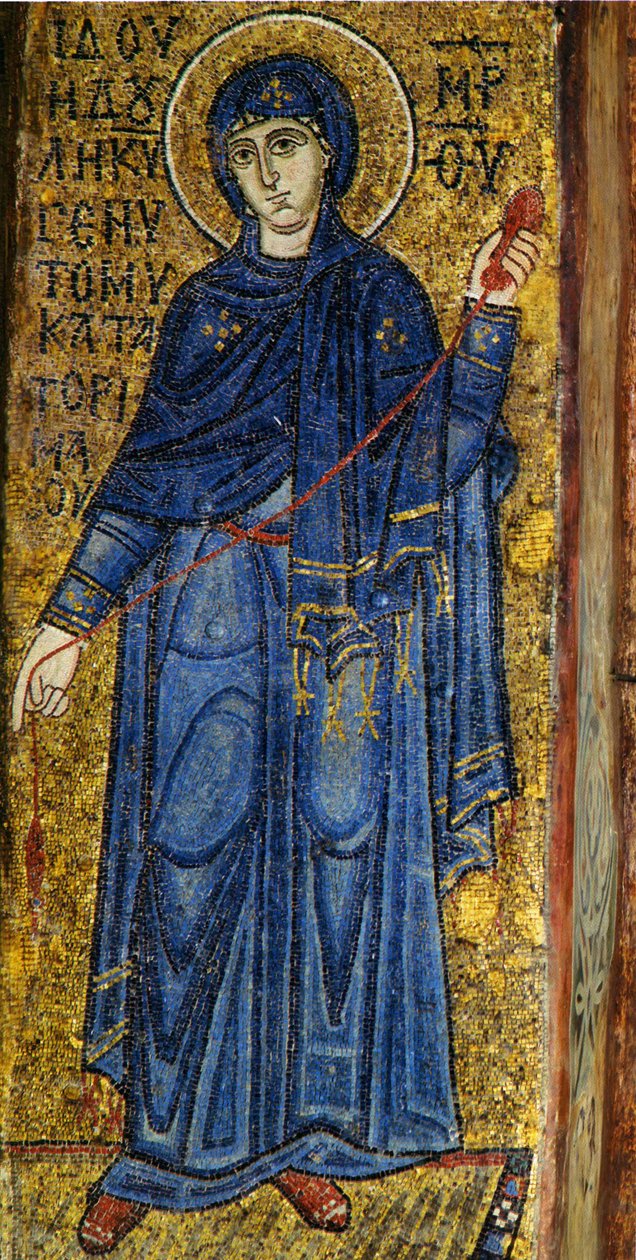 Szűz az Angyali üdvözletből, 11. század alkotó: Byzantine Byzantine