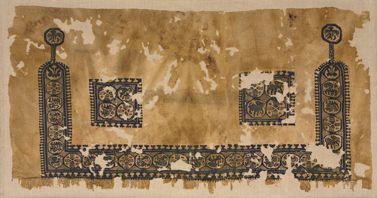 400-as tunika alsó része alkotó: Byzantine PeriodEgyptian