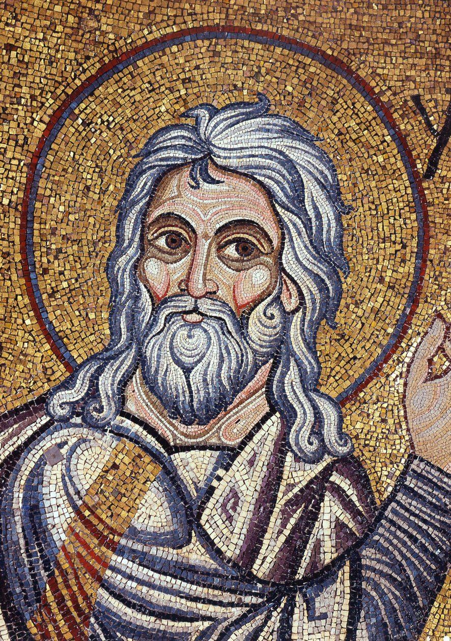 Részlet Izajás prófétáról (mozaik) alkotó: Byzantine School