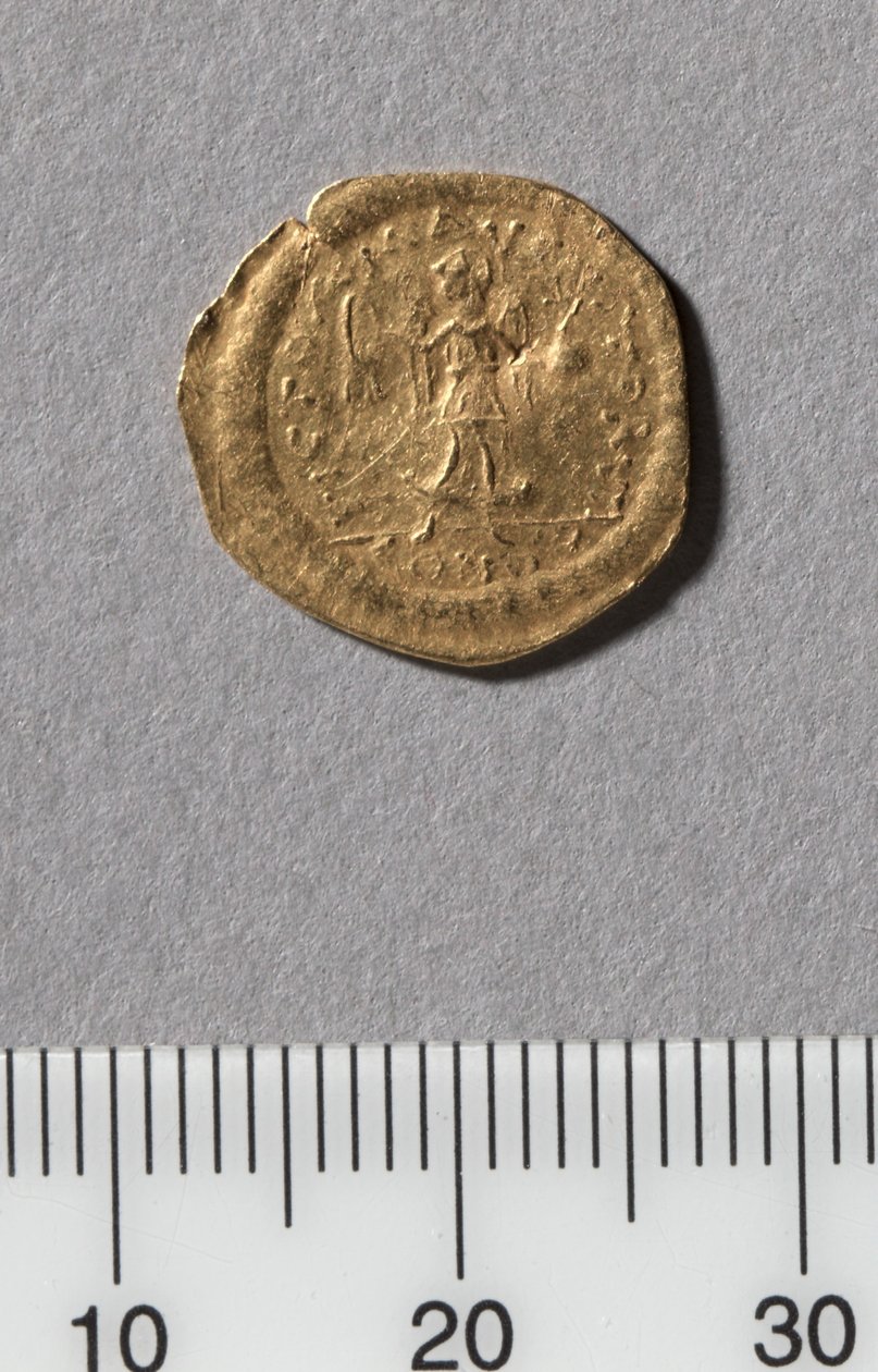 I. Justinianus fél Tremissis, Konstantinápoly, 527-565 (arany) alkotó: Byzantine School